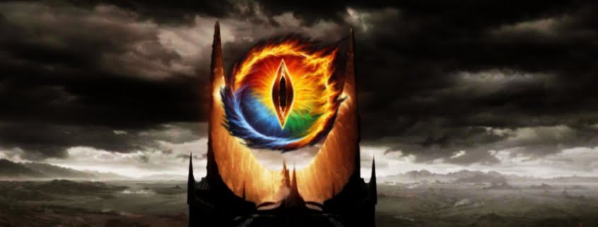 Chrome vs Firefox Sauron's Great Eye in Google Chrome colors